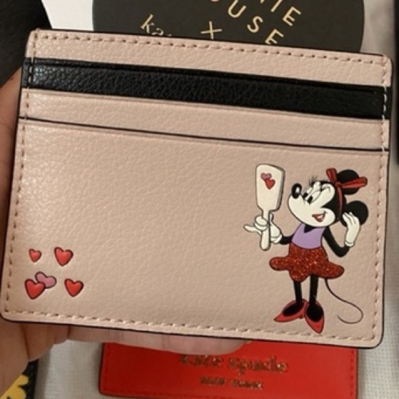KATE SPADE X DISNEY AUTHENTIC Minnie Small Slim Card Holder - Picture 2 of 4